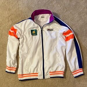 Vintage Fila BNP Paribas Open Windbreaker Warmup Jacket